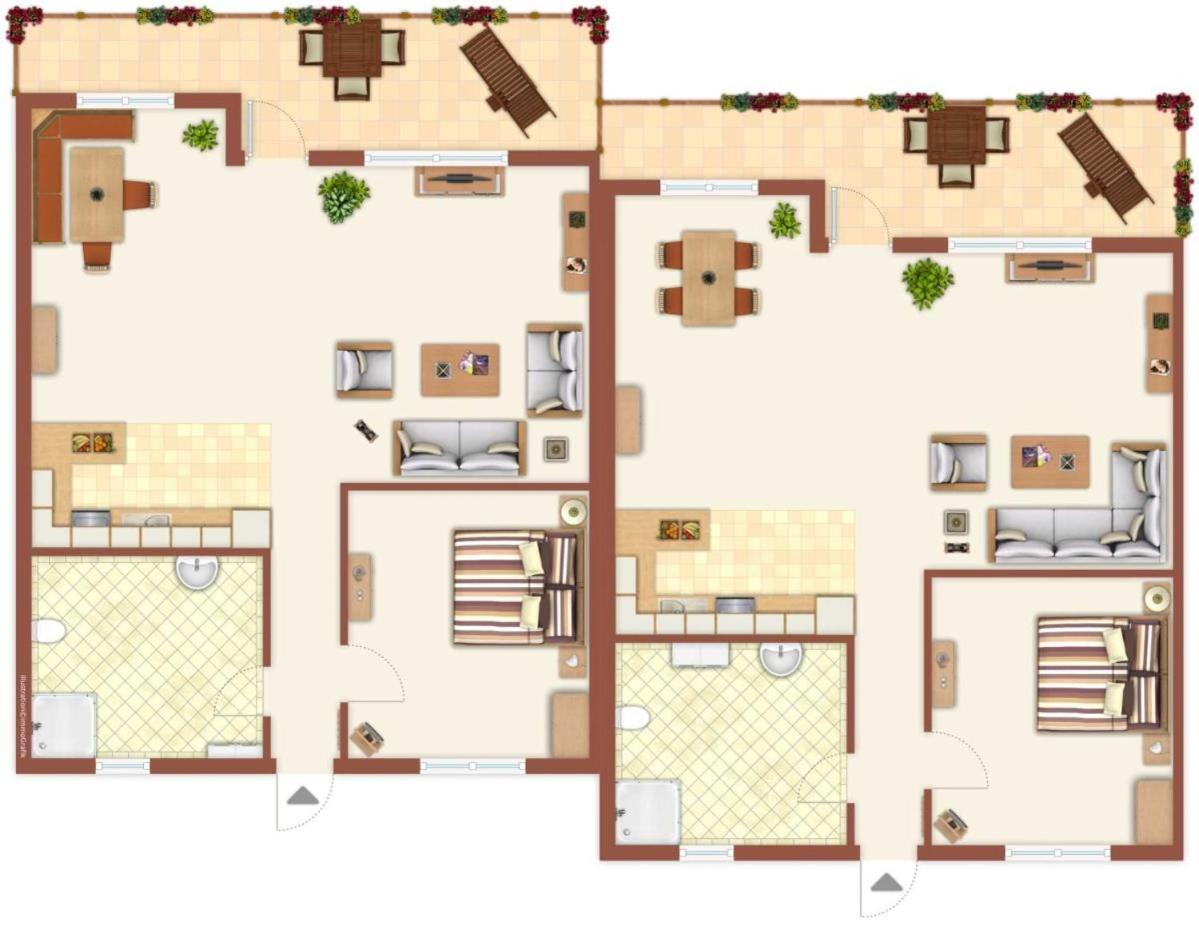 Ferienhaus Meersand 罗斯托克 外观 照片